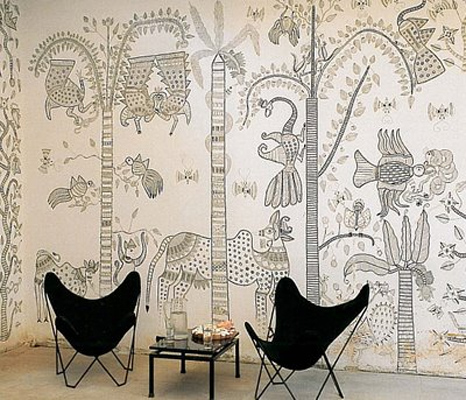 Photo from "Indian Contemporary" via Jane Antonacci Interior Design