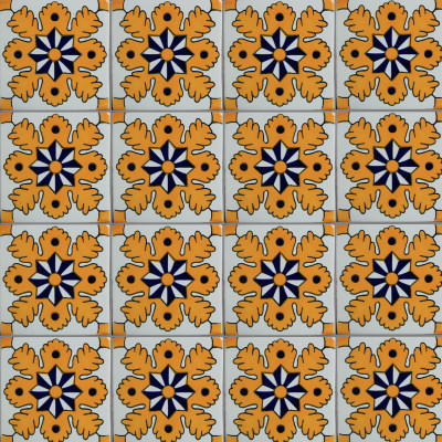 Forsythia Santa Barbara Mexican Tile - Fine Crafts and Imports