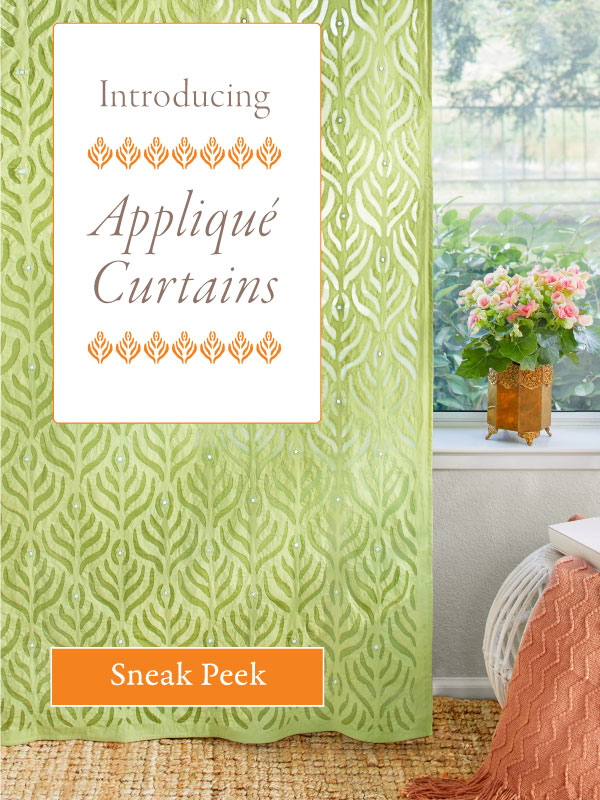 Applique Curtains - Sneak Peek