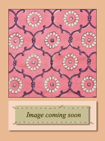 India Rose ~ Luxury Pink Floral Indian Kitchen Curtain
