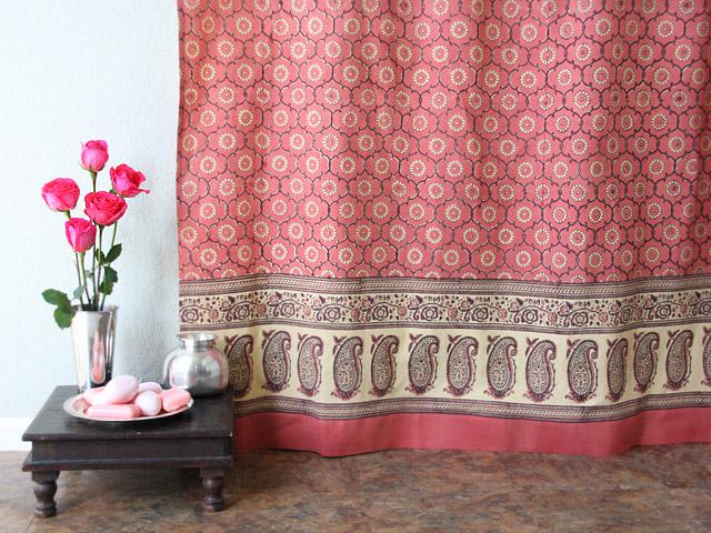 hand printed, fair trade bath linens