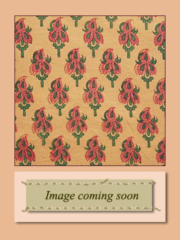 Indian Summer ~ Orange Paisley India Sari Kitchen Curtain