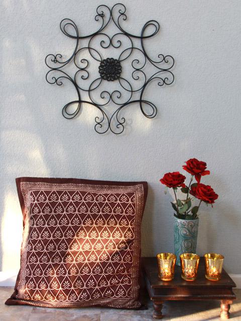 For the Love of Chocolate ~ Dark Brown Elegant Luxury Euro Sham