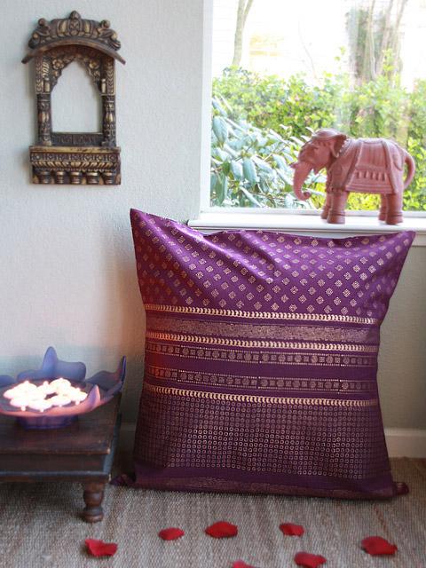 Mystic Amethyst ~ Complementary Print Euro Sham