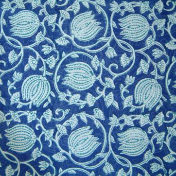Midnight Lotus ~ Fabric Swatch