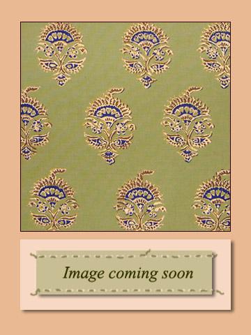 Memories of Shalimar ~ Asian Indian Green Gold Table Runner