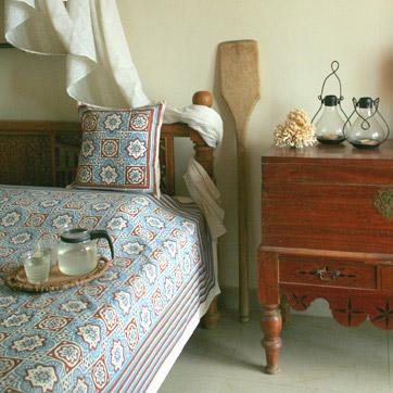 rustic blue brown moroccan beach duvet Christmas Gift Ideas for Men