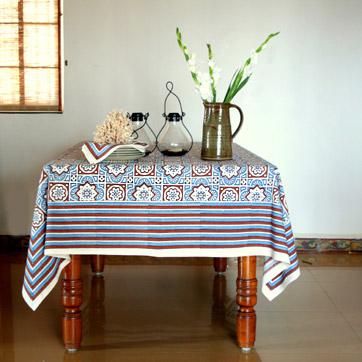 blue brown moroccan beach tablecloth Christmas gifts for men housewares