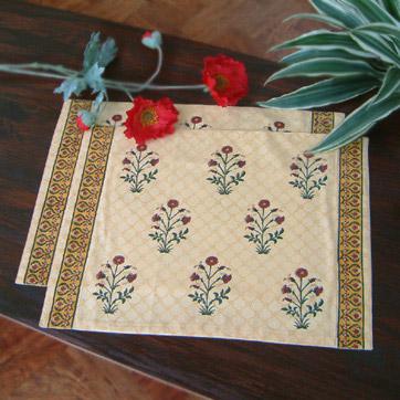 Red Poppy ~ Linen Table Placemats (Set of 6)