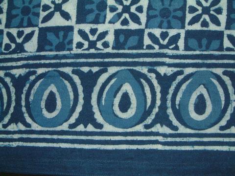 thanksgiving tablecloth, batik tablecloth, indigo tablecloth