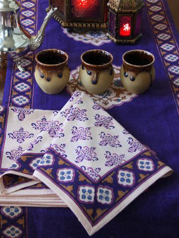 Sultans Palace ~ Moroccan Vintage Print Fancy Dinner Napkins