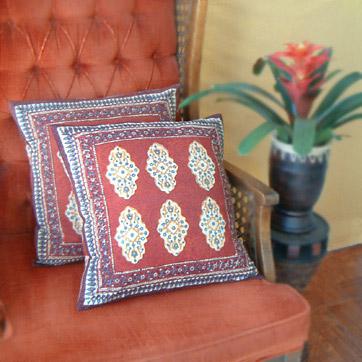 red orange moroccan throw pillow cushion cover Christmas gift guide ideas