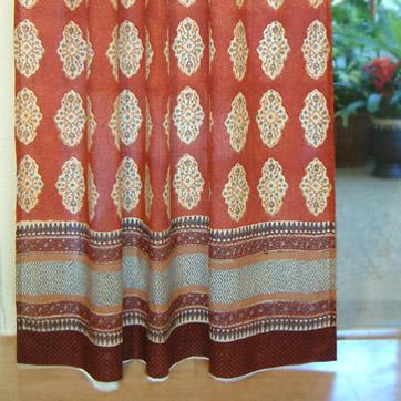 Spice Route ~ Sheer Curtain Panel