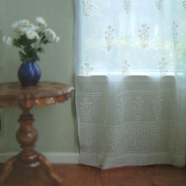 Tulip Mist ~ Sheer Curtain Panel