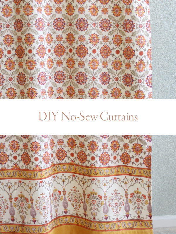 How To Make Easy, No-Sew Curtains