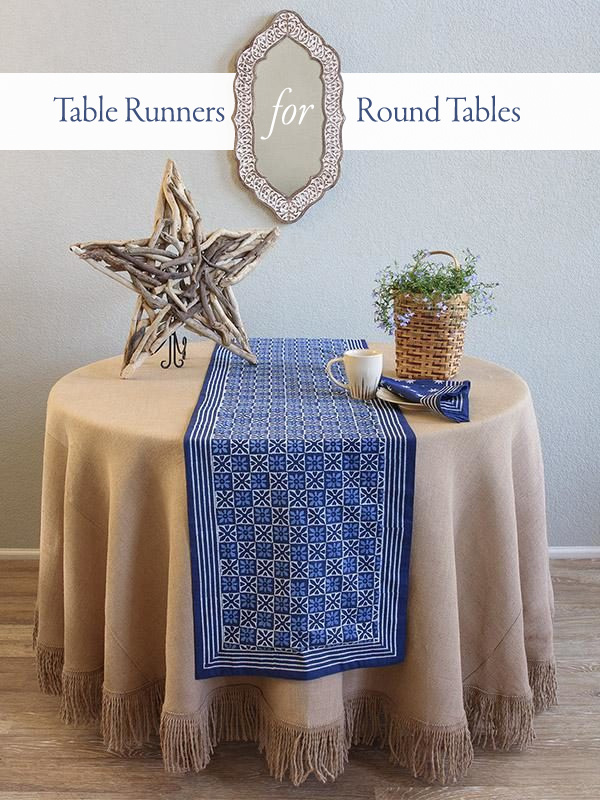 Table Runners For Round Tables Find, What Kind Of Table Runner For Round