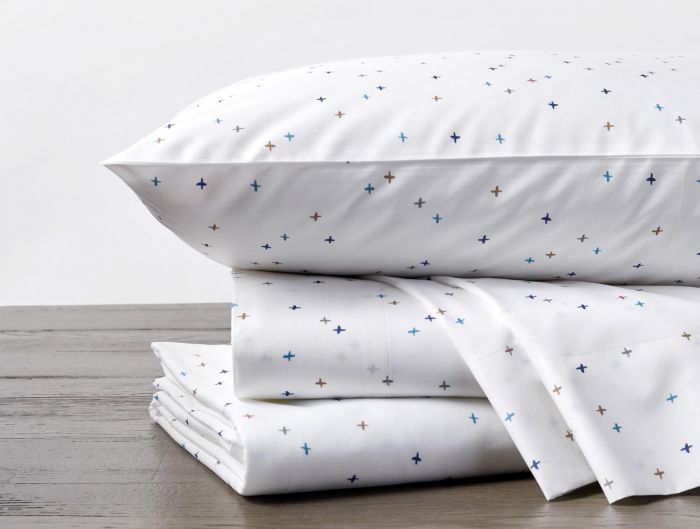 scattered star print sheets