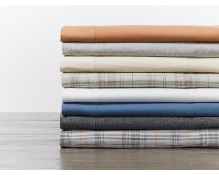 Cloud Brushed Organic Flannel Sheets