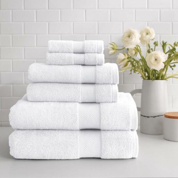 white towels from Peacock Alley