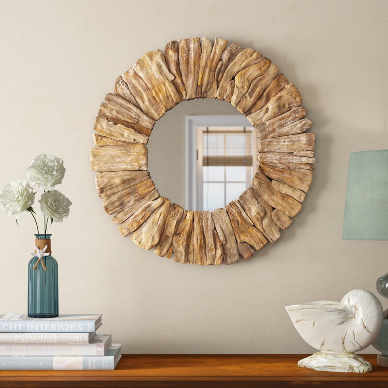 driftwood mirror for summer home decor