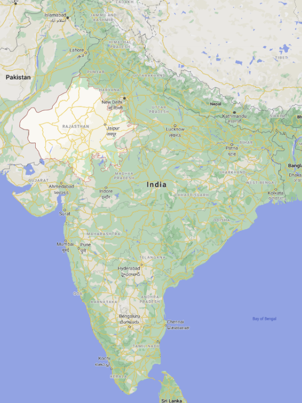 map of India