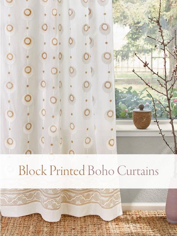 10 Boho Curtain Ideas For A Bohemian, Indian Style Curtains In Us