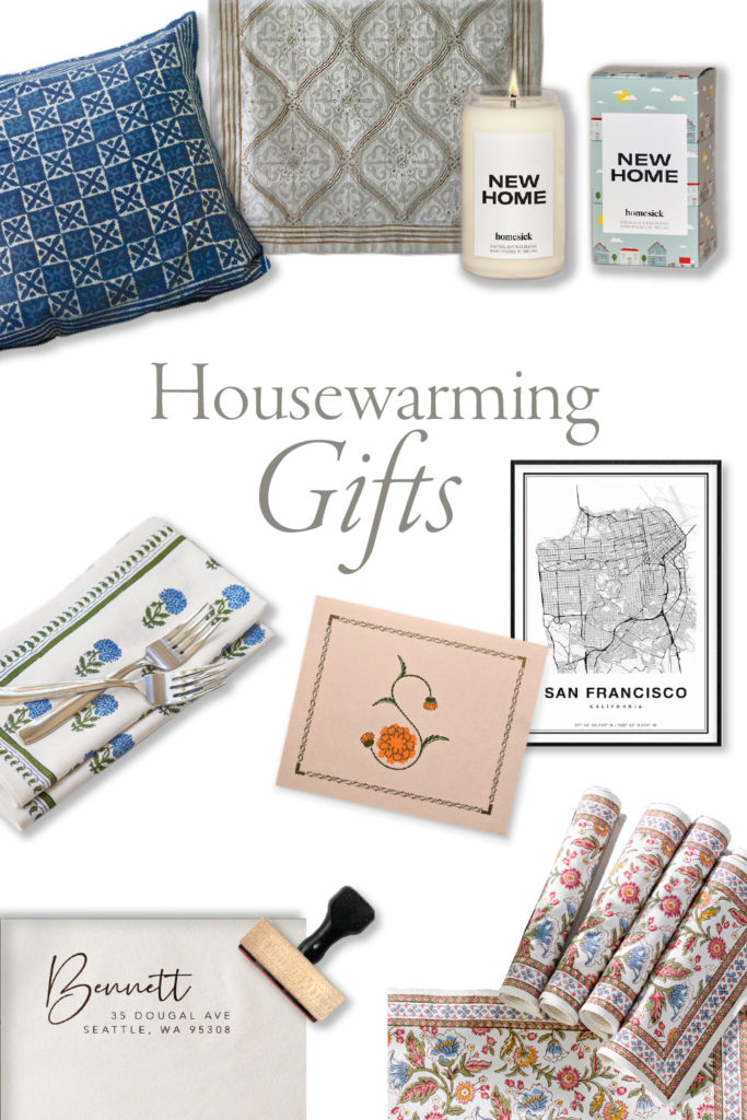 housewarming gifts collage