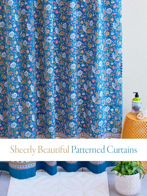 Patterned Curtains, Are Patterned Curtains A Good Idea