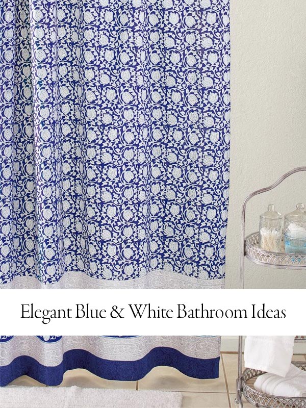 Blue and white bathroom ideas