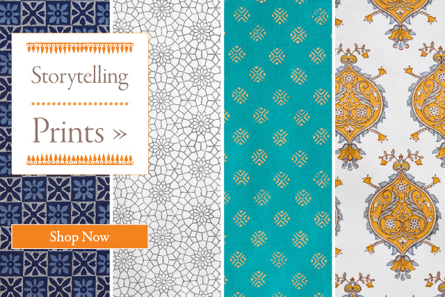 Storytelling linens and curtains designed to take you on a journey.      Type a message