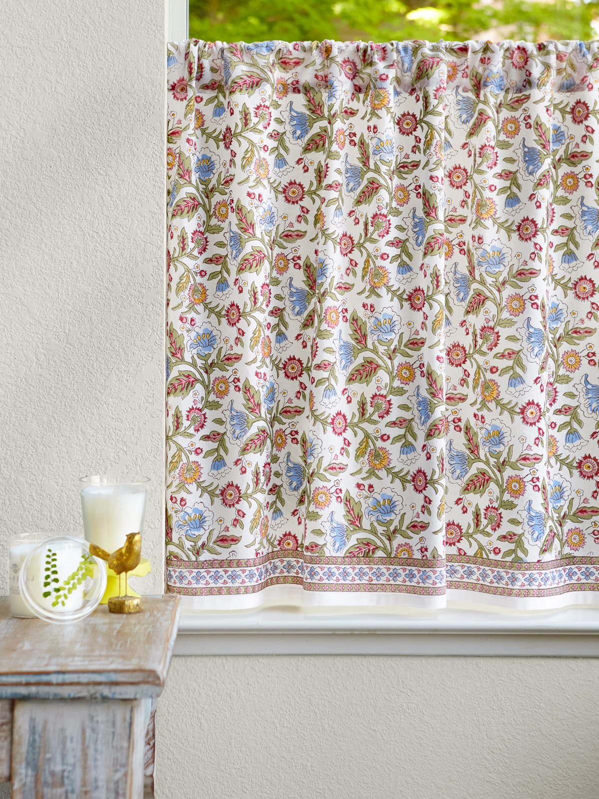 Enchanted - Ivory ~ Kitchen Curtain