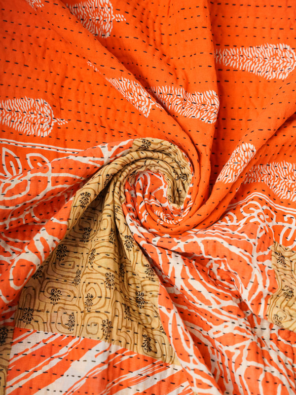 Cotton Batik Fabric: Garden Path