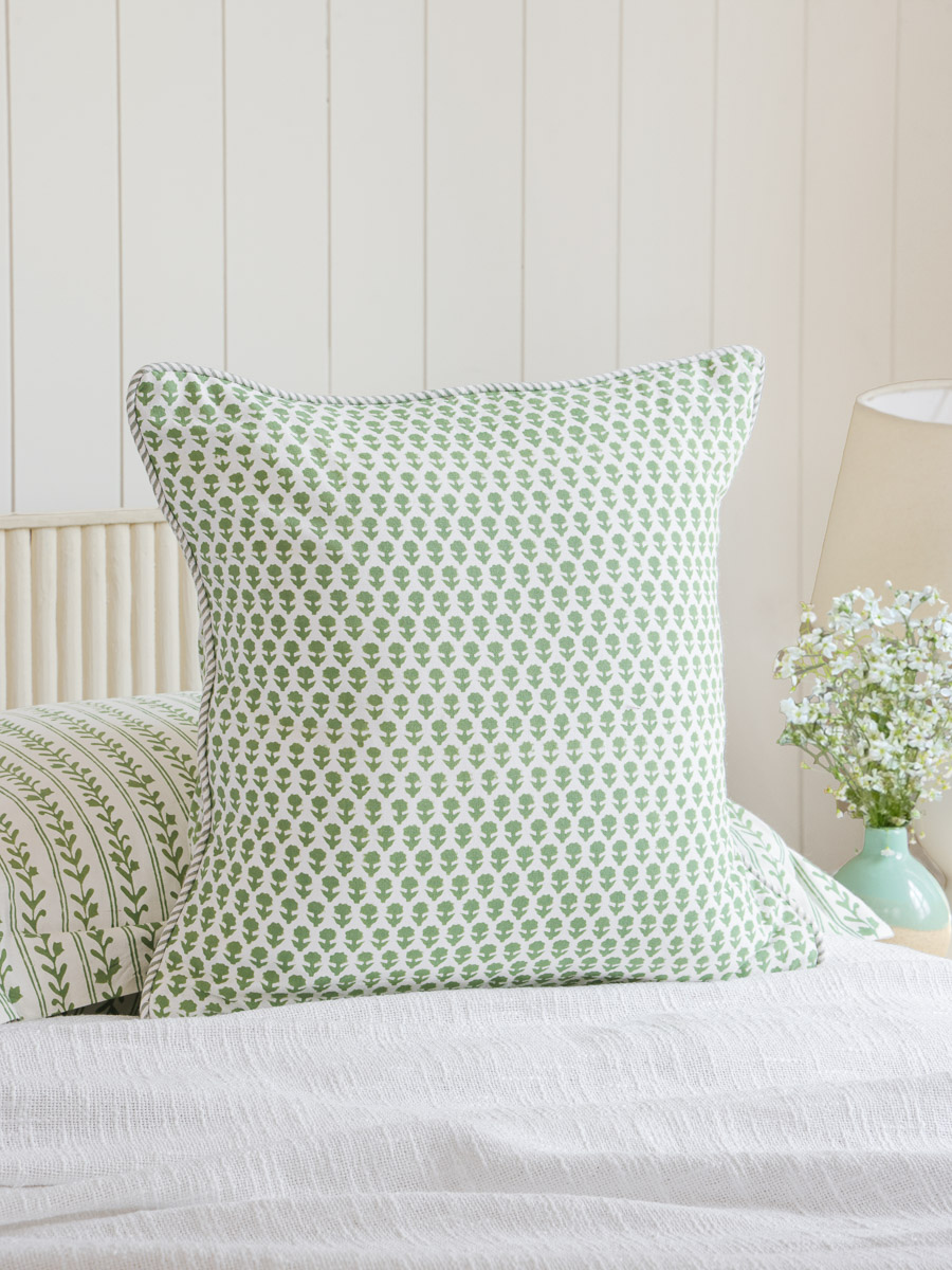Jardin des Tuileries ~ Ivory Petite Booti Throw Pillow