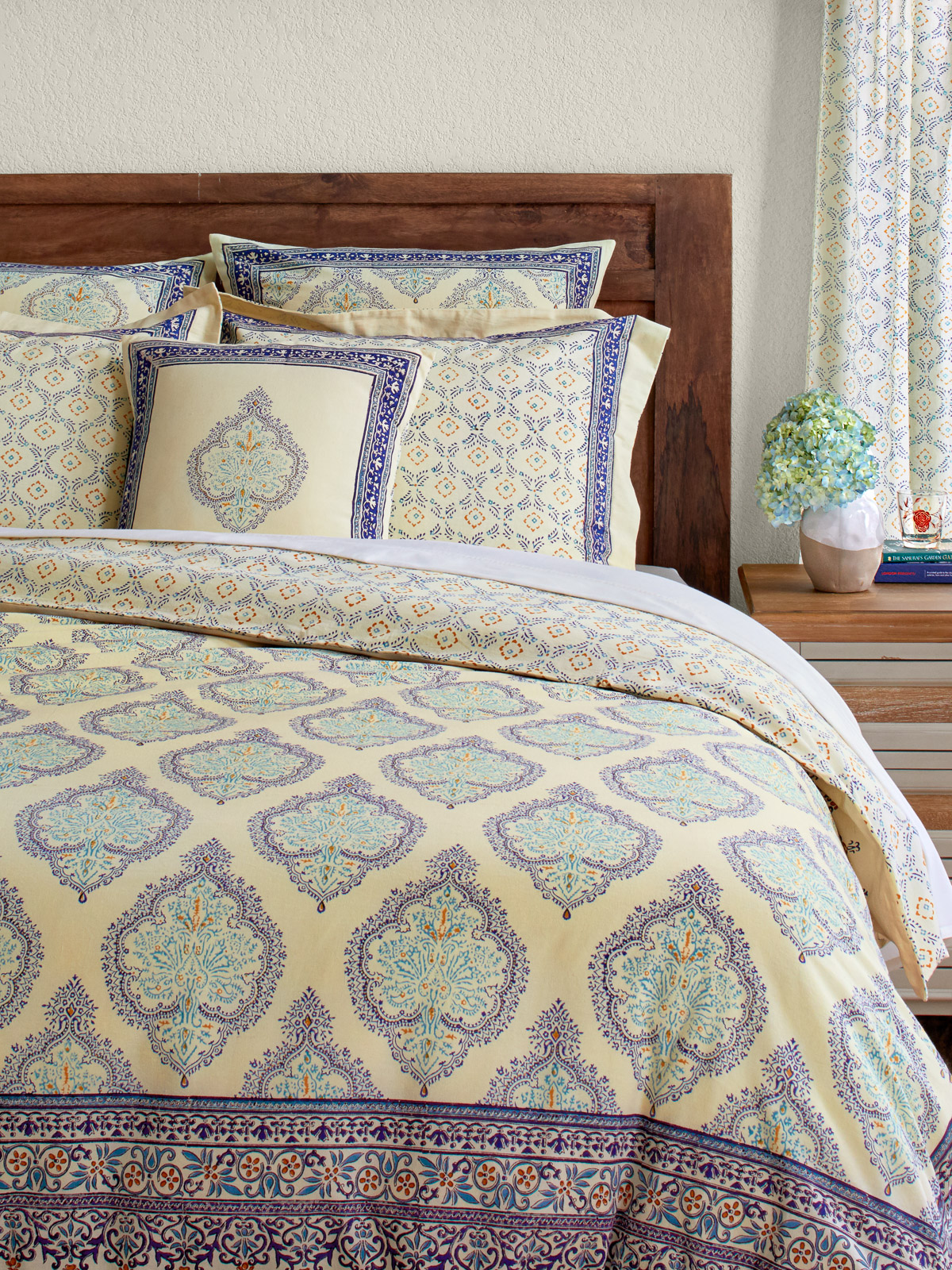 Morning Dew ~ Romantic French Country Yellow Duvet Cover