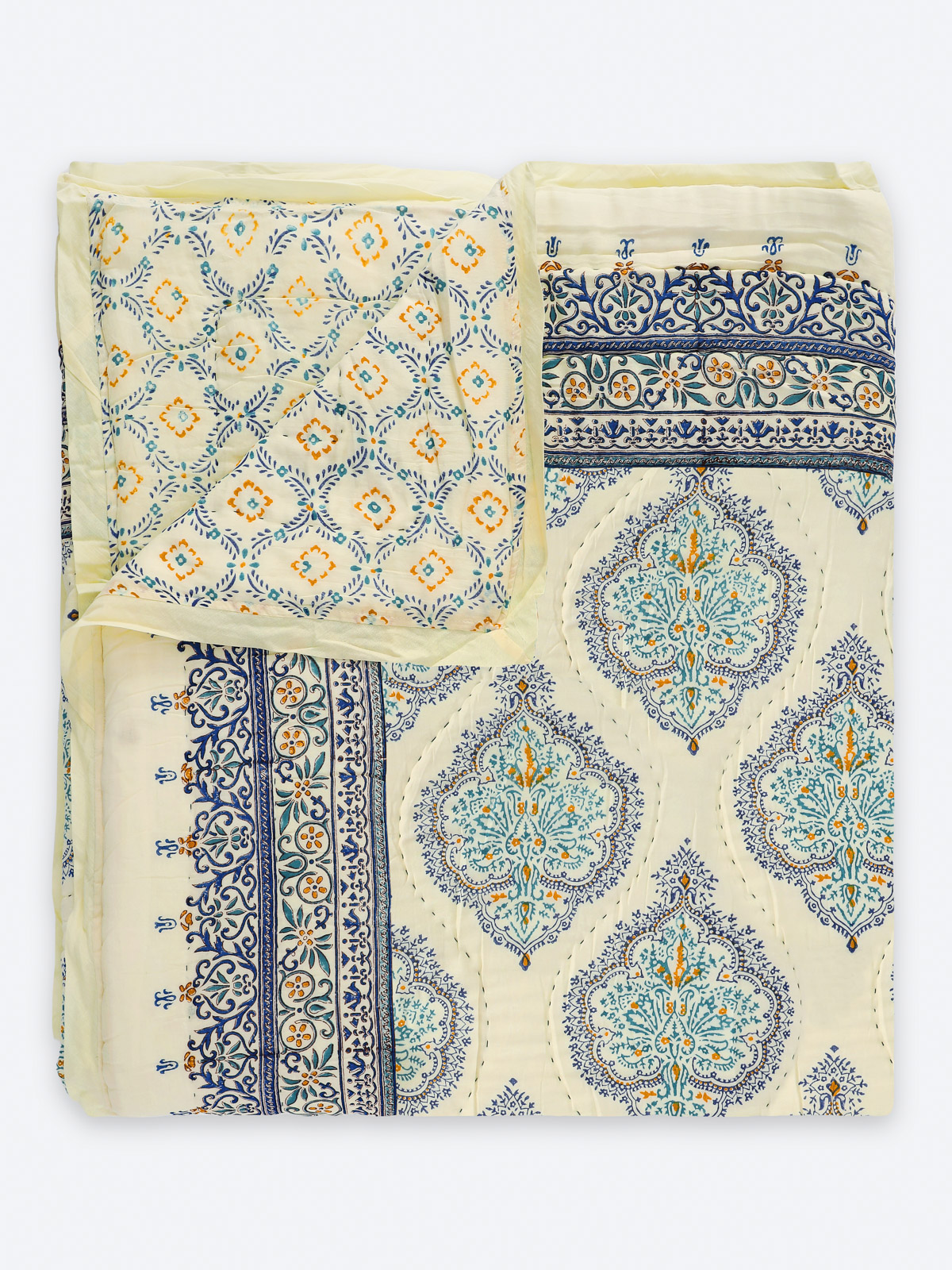 Morning Dew ~ Jaipuri Razai Quilt