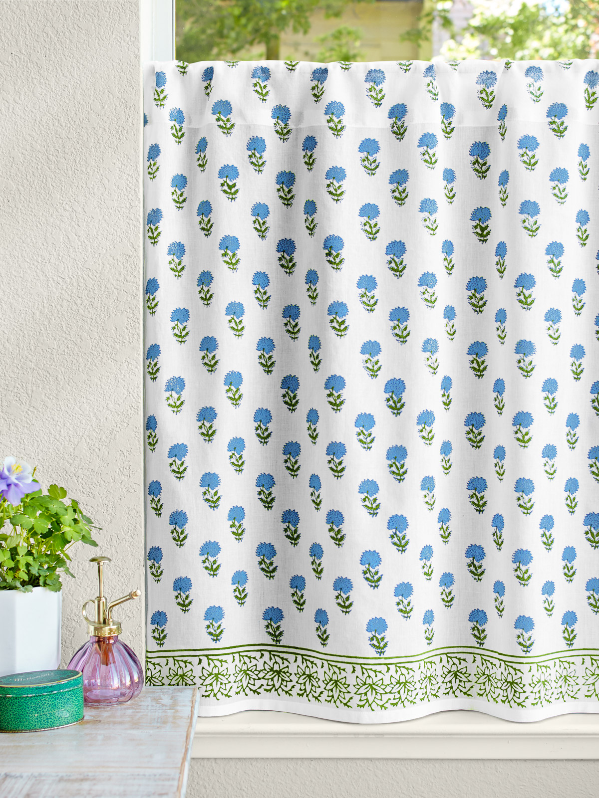 Moonlit Taj (CP) ~ Kitchen Curtain