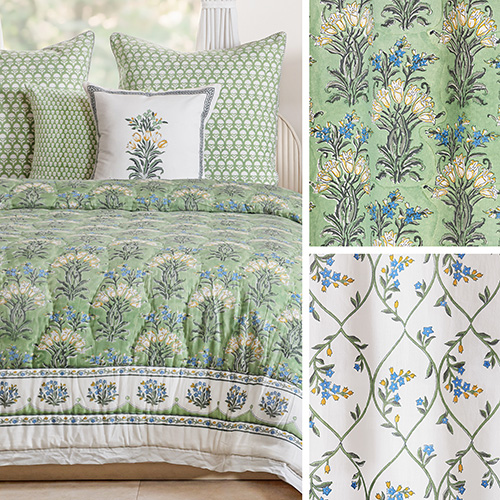 Jardin des Tuileries ~ Bedding, Curtains & Table Linens