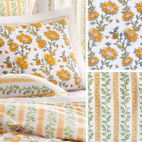 Sunflower Serenade ~ Bedding, Curtains & Table Linens