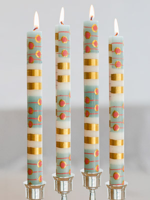 Kapula ~ Delight Painted Candles