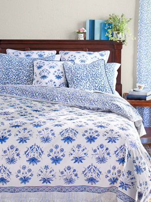 English Gardens ~ Cottage Style Botanical Duvet Cover