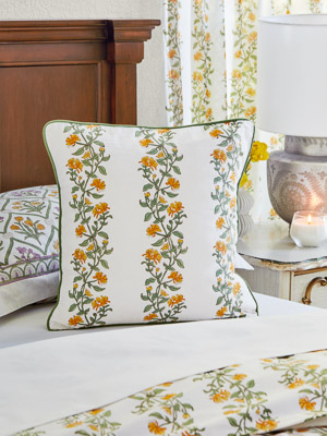 Empress Gardens - CP ~ Floral Pillow Case, Throw Cushion Cover