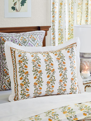 Empress Gardens - CP ~ Elegant Floral Pillow Case, Pillow Sham