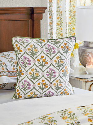 Empress Gardens - Main ~ Floral Pillow Case, Throw Cushion Cover
