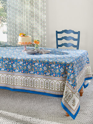 Enchanted - Blue ~ Rectangular Tablecloth