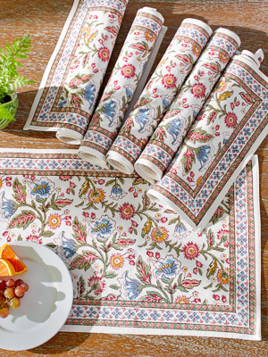 Enchanted - Ivory ~ Table Placemats (Set of 6)