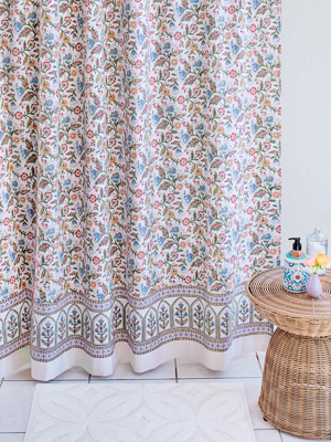 Enchanted - Ivory ~ Shower Curtain