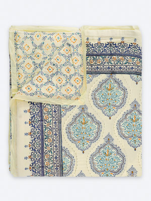 Morning Dew ~ Jaipuri Razai Quilt