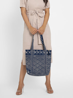 Pacific Blue Tote Bag