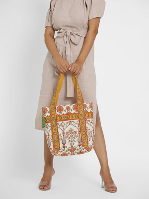 Orange Blossom Tote Bag