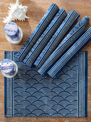 Pacific Blue ~ Table Placemats (Set of 6)